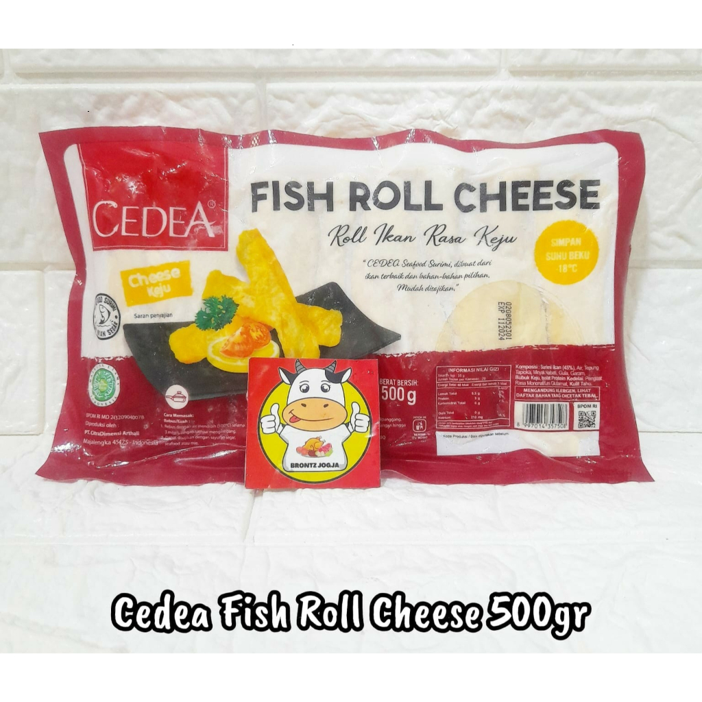

CEDEA FISH ROLL CHESEE 500GR - FROZEN FOOD - BRONTZ JOGJA