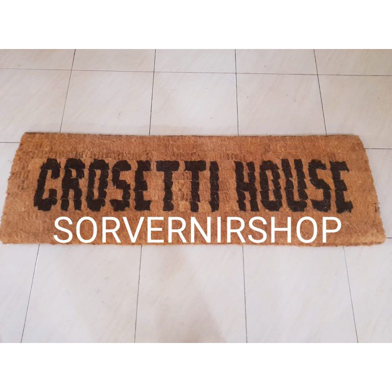 KESET SERABUT KELAPA CUSTOM NAMA/TULISAN KESET TEBAL