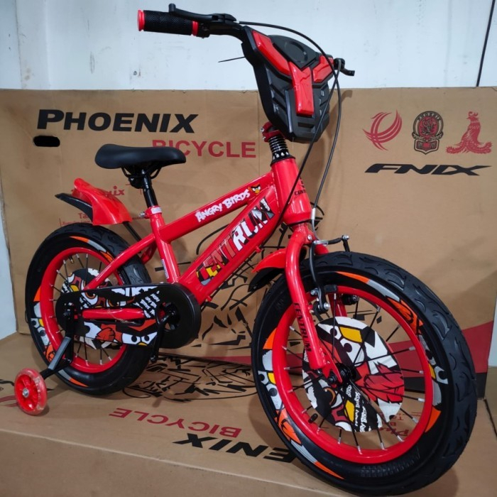 Sepeda Anak BMX 18 Merk Centrum Ban 3.0 Angry Bird Murah BDG