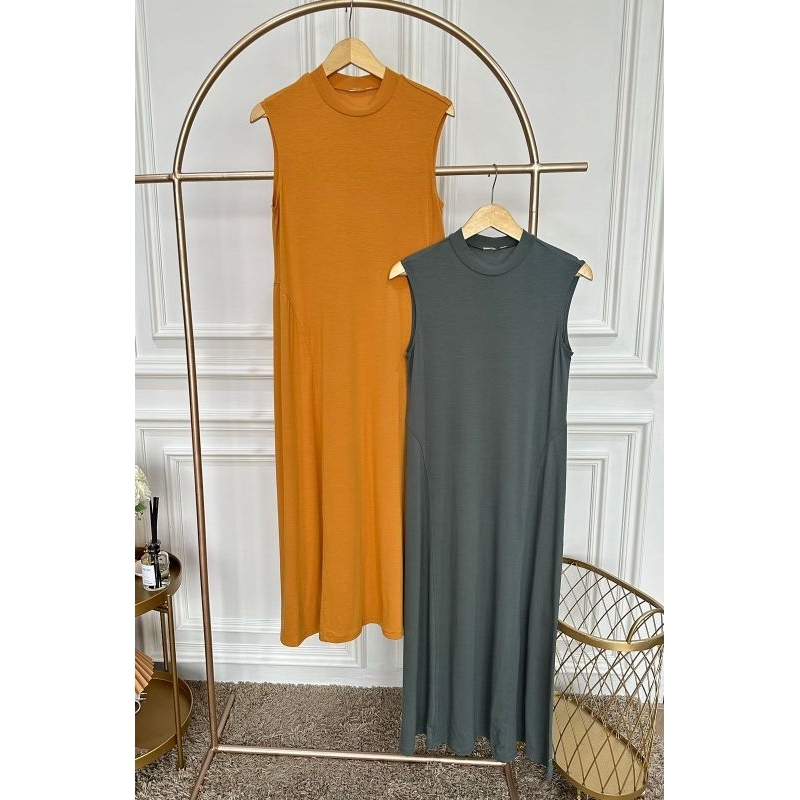 Unq cotton maxy simple dress