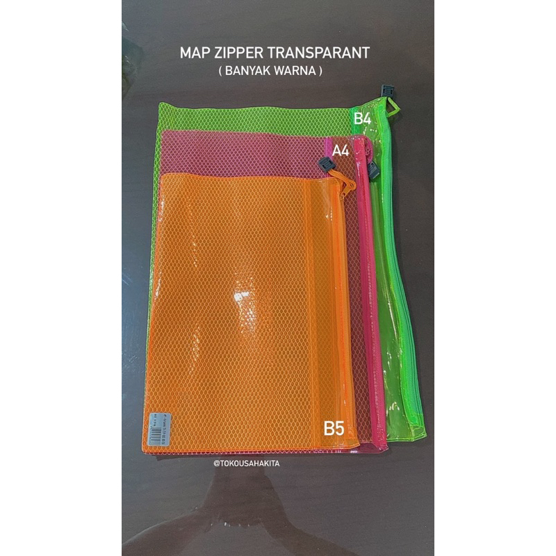 

MAP ZIPPER B5 SLETING BAGUS