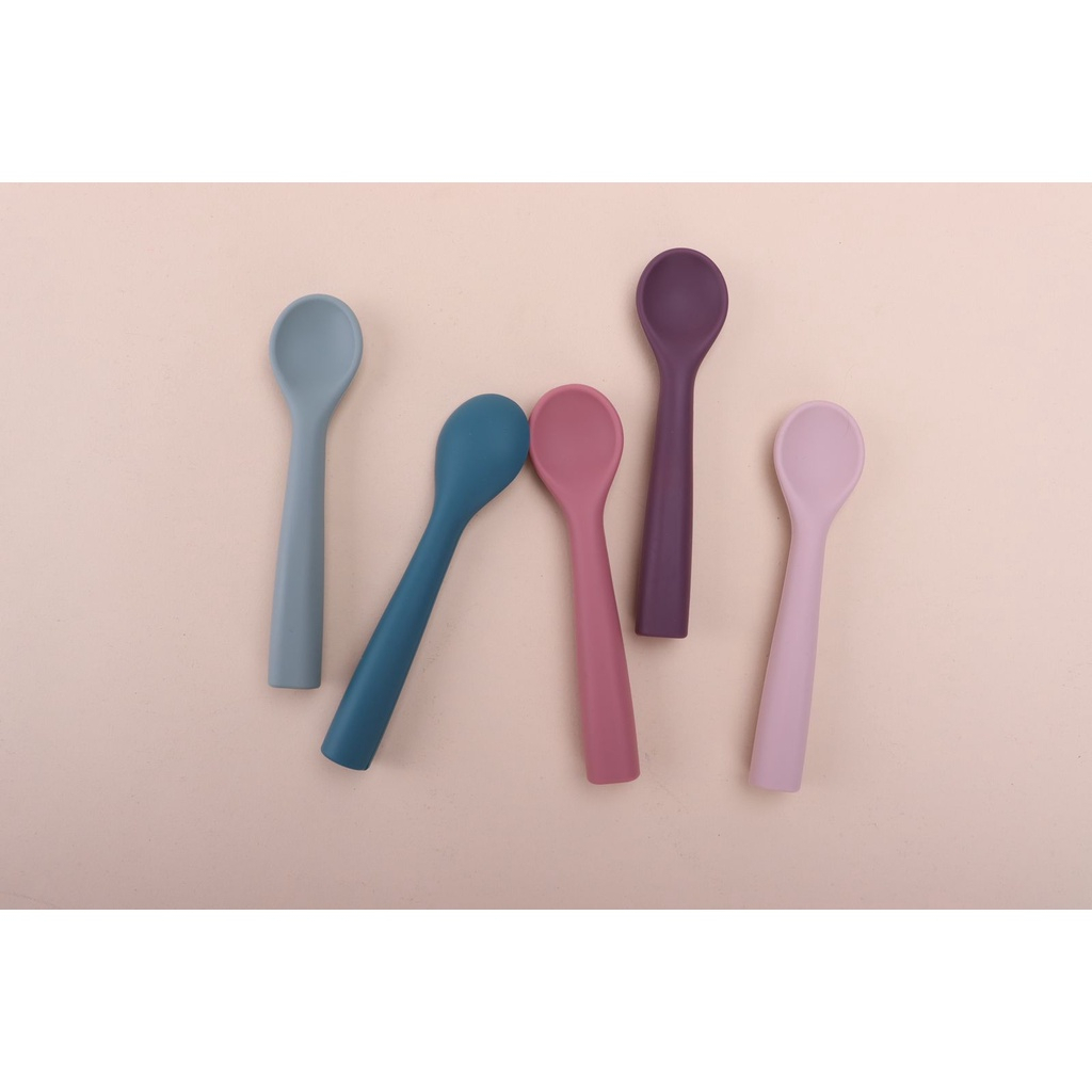 BeBeWaWa BW005-1 Baby Silicone Spoon - Sendok Makan Mpasi Bayi PROMO SEN