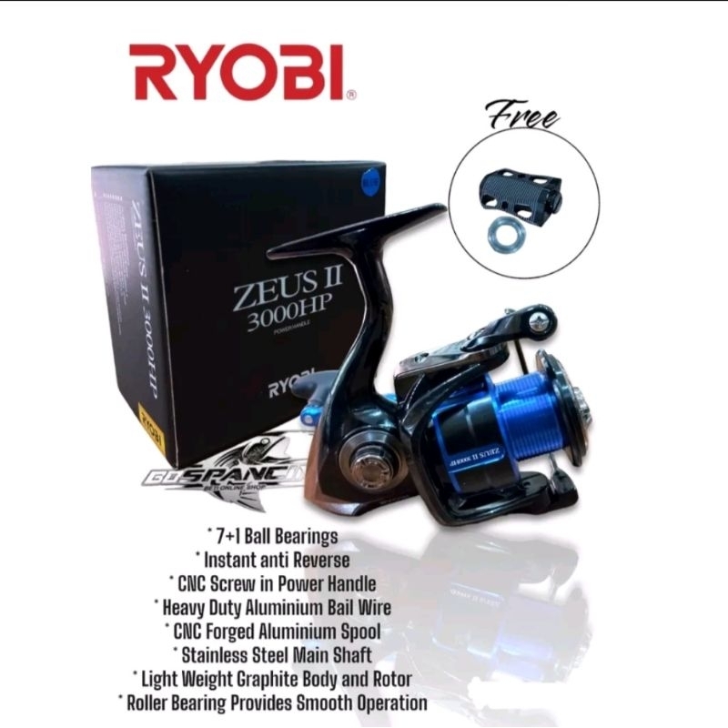 Reel RYOBI ZEUS II BLUE