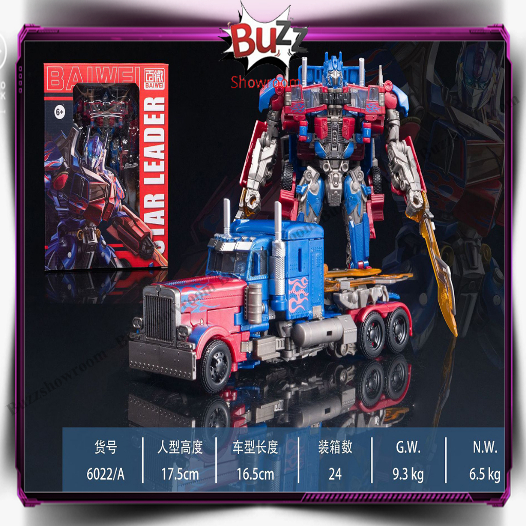 Transformers Deformation Action Figure Mainan Robot Optimus Prime Star Leader