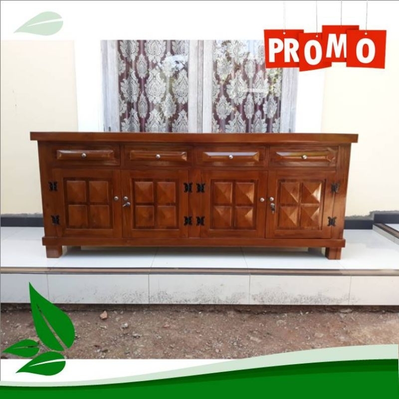 BUFET MEJA TV DIAMOND JATI SOLID