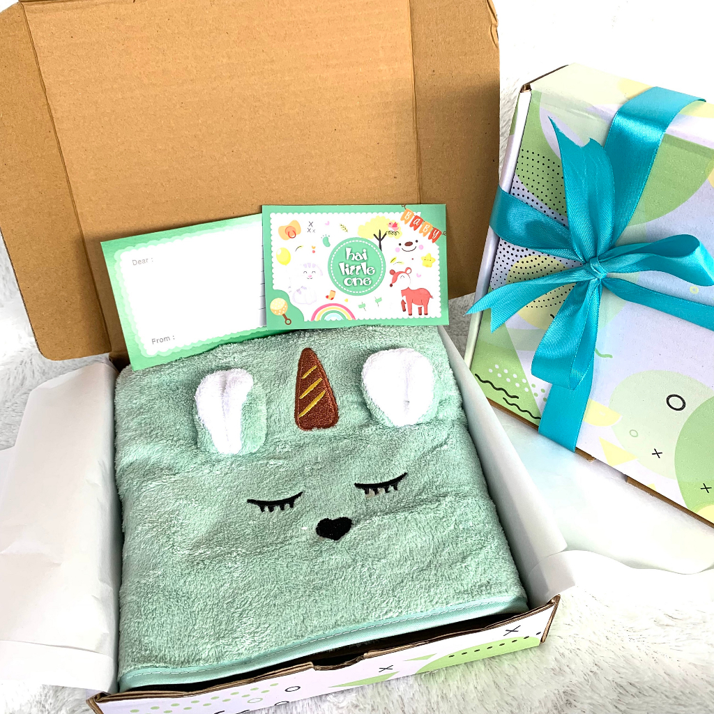 Hampers Handuk Bayi - Hampers Bayi Newborn - Baby Gift Set Unisex - Kado Lahiran - Parcel Bayi Laki-laki Perempuan