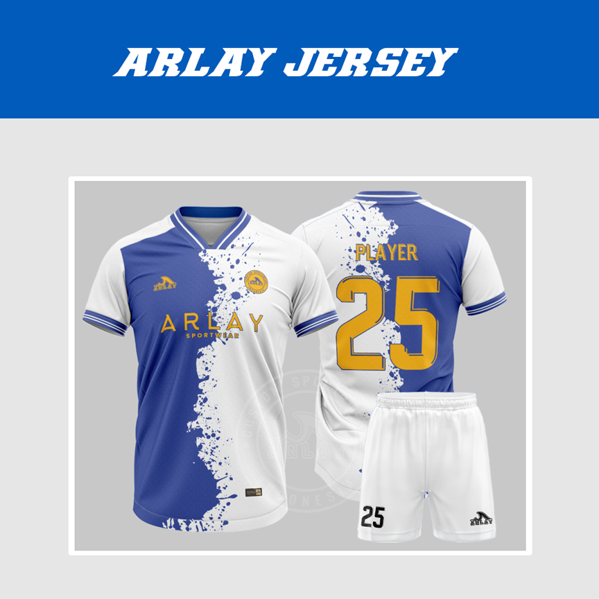 JERSEY FUTSAL CUSTOM ARLAY PRINTING KEREN [PRE ORDER] KAIN PREMIUM DRYFIT EMBOS
