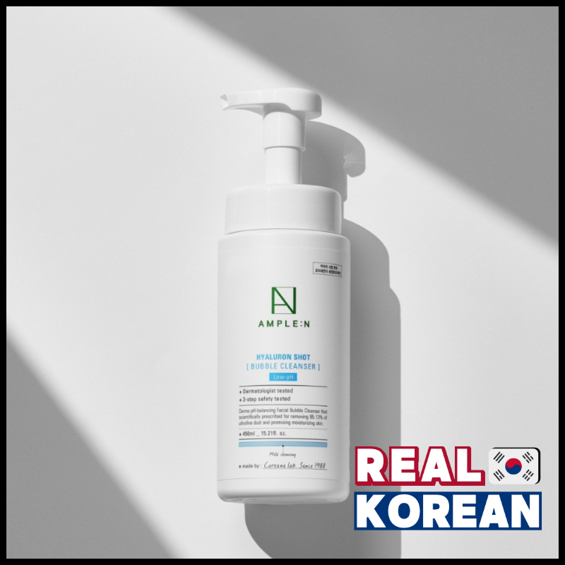 AMPLE:N Hyaluronshot Bubble Cleanser 450ml