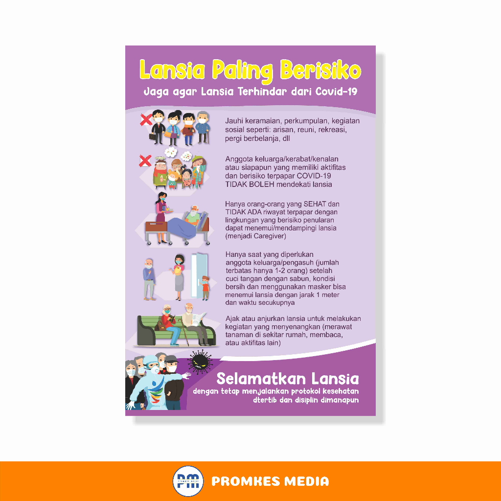 

Poster Kesehatan, Lansia Berisiko