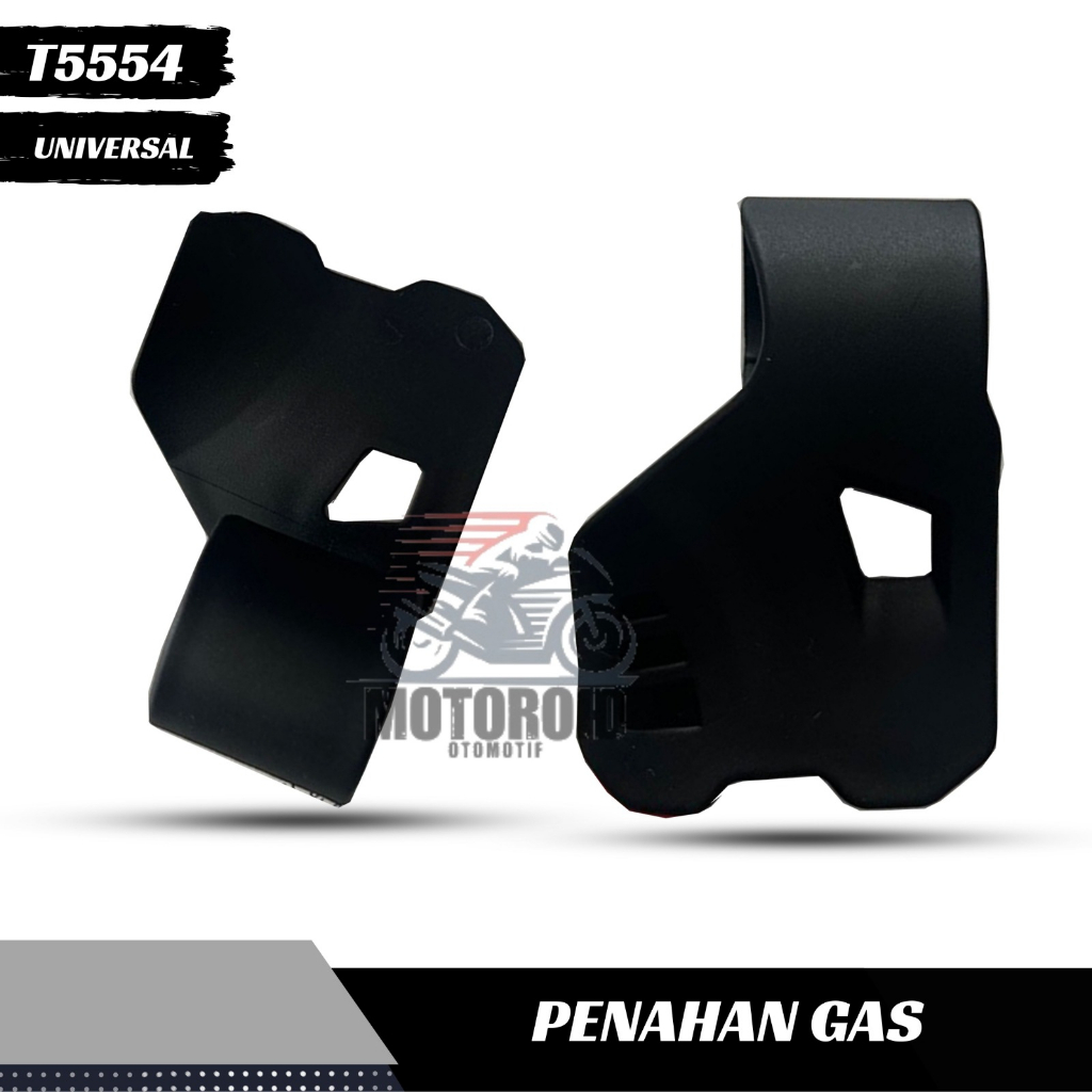 Penahan Handle Plastic Black Gas Motor Blacklist Universal