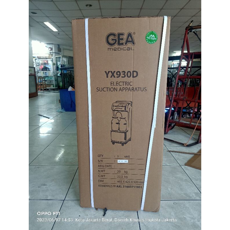 Suction pump electrik Gea YX930D