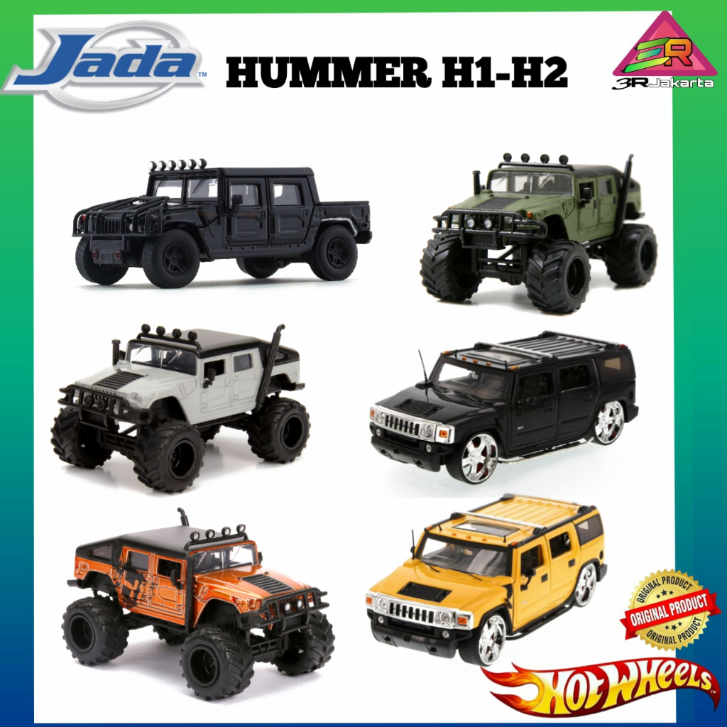 Diecast JADA Hummer Jada Just Truck Jada High Profile Diecast Koleksi Collector