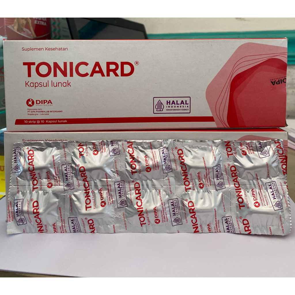 Tonicard Perstrip isi 10 Kapsul