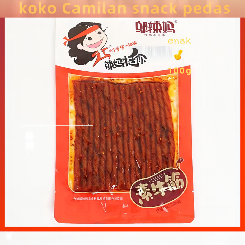 

[HALAL]WULAMA Camilan snack vegetarian latiao/spicy gluten/camilan halal Nikmati Kelezatan Pedas Kulit Hahu
