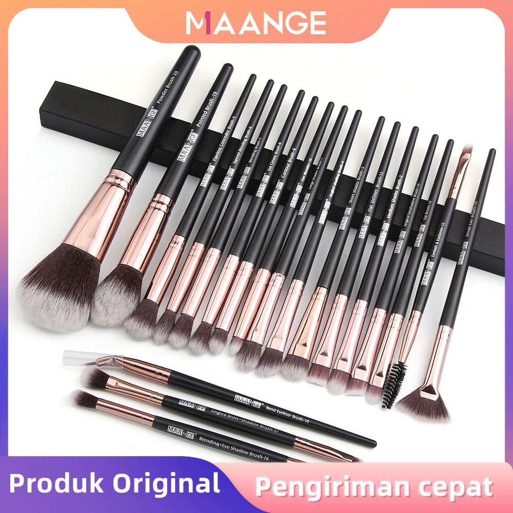 MAANGE Kuas Make Up Set Brush Make Up Alat Kosmetik Foundation Blusher Untuk Riasan 5748