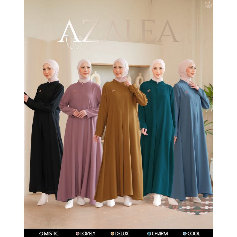 Terbaru Aden hijab ✔️ Azzalea dress ✔️  gamis polos terlaris