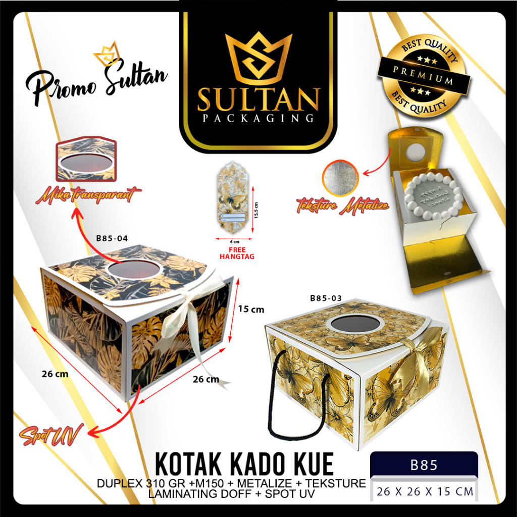 

SULTAN - Cake Box Premium - EXCLUSIVE Metalize Edition - |B85