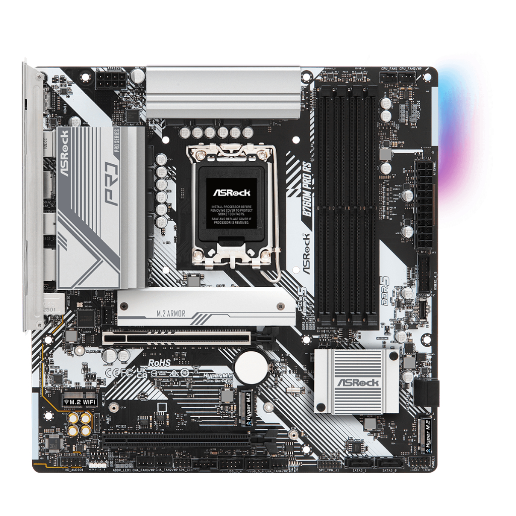 ASROCK B760M PRO RS/D5 DDR5 | MOTHERBOARD INTEL LGA1700 Micro ATX