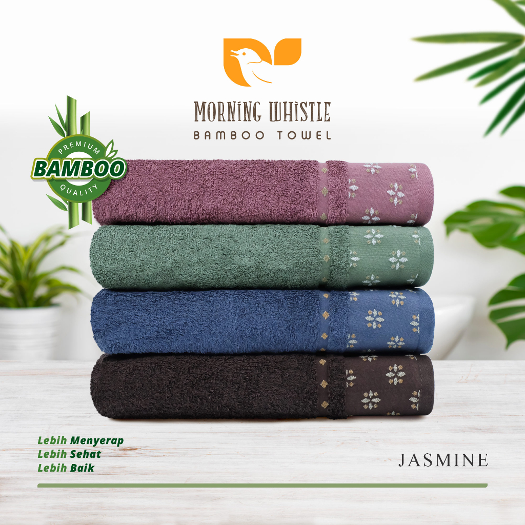 HB Morning Whistle Bamboo Jasmine Handuk Mandi Dewasa 70 x 135 cm by Terry Palmer