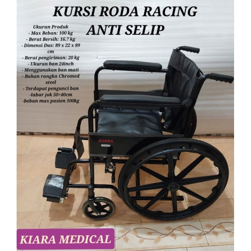 GOJEX KURSI RODA SELLA (BLACK STEEL)