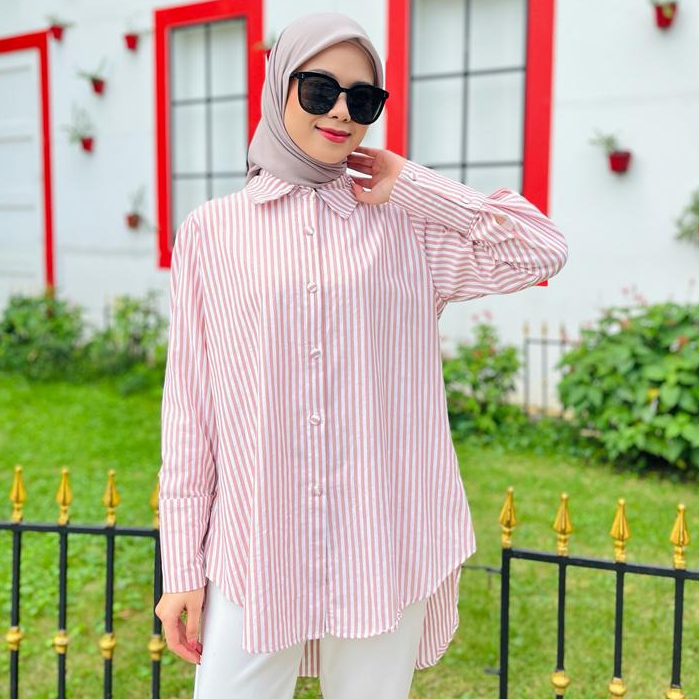 Radwah - Shabir Top Stripe - Atasan Wanita