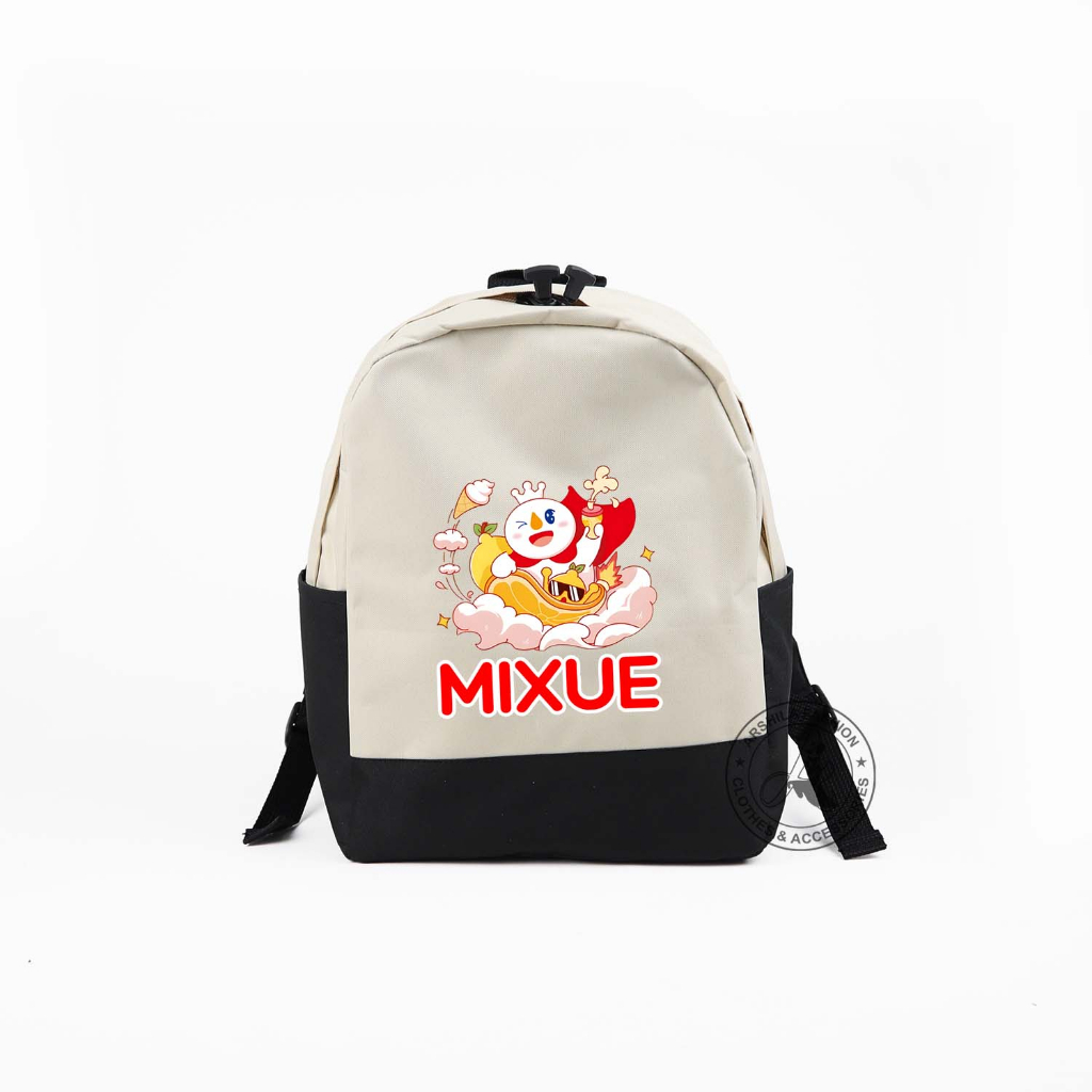 Tas Anak Laki-laki dan Perempuan Ransel Motif Mixue TK Dan SD TASMIX04