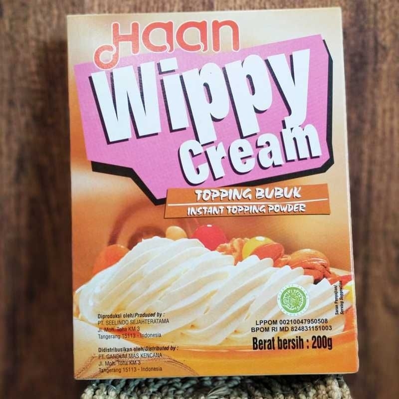 

HAAN WIPPY CREAM Pouch dan Box 200gram