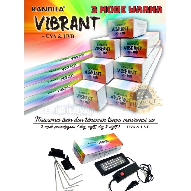 KANDILA VIBRANT LAMPU GANTUNG AQUARIUM 3 MODE