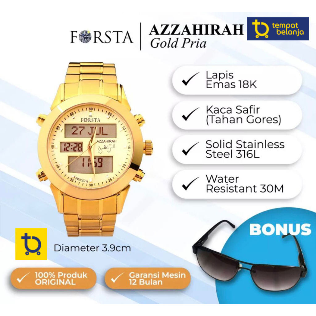 jam tangan muslim forsta Azzahirah goldman