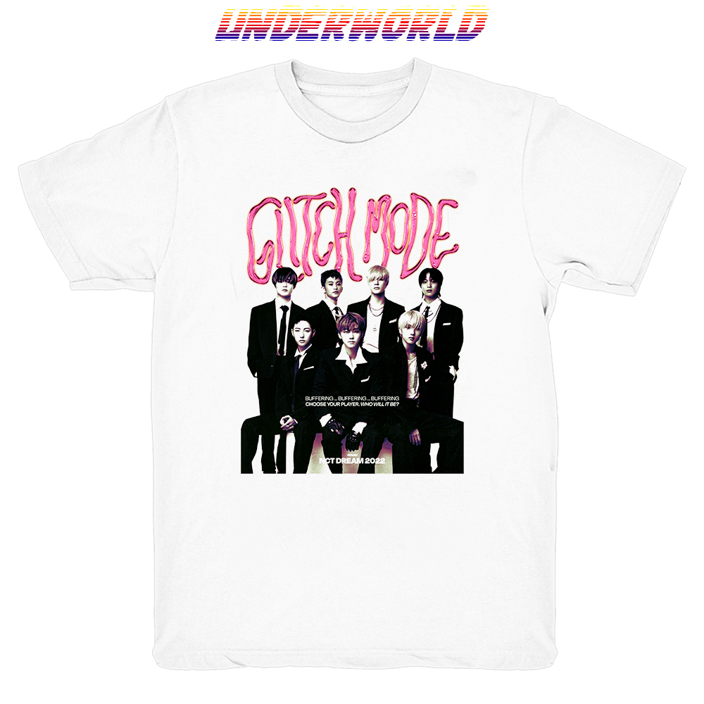 Kaos Tshirt NCT 2022 'GLITCH MODE' KPOP  Merchandise by UnderWorld