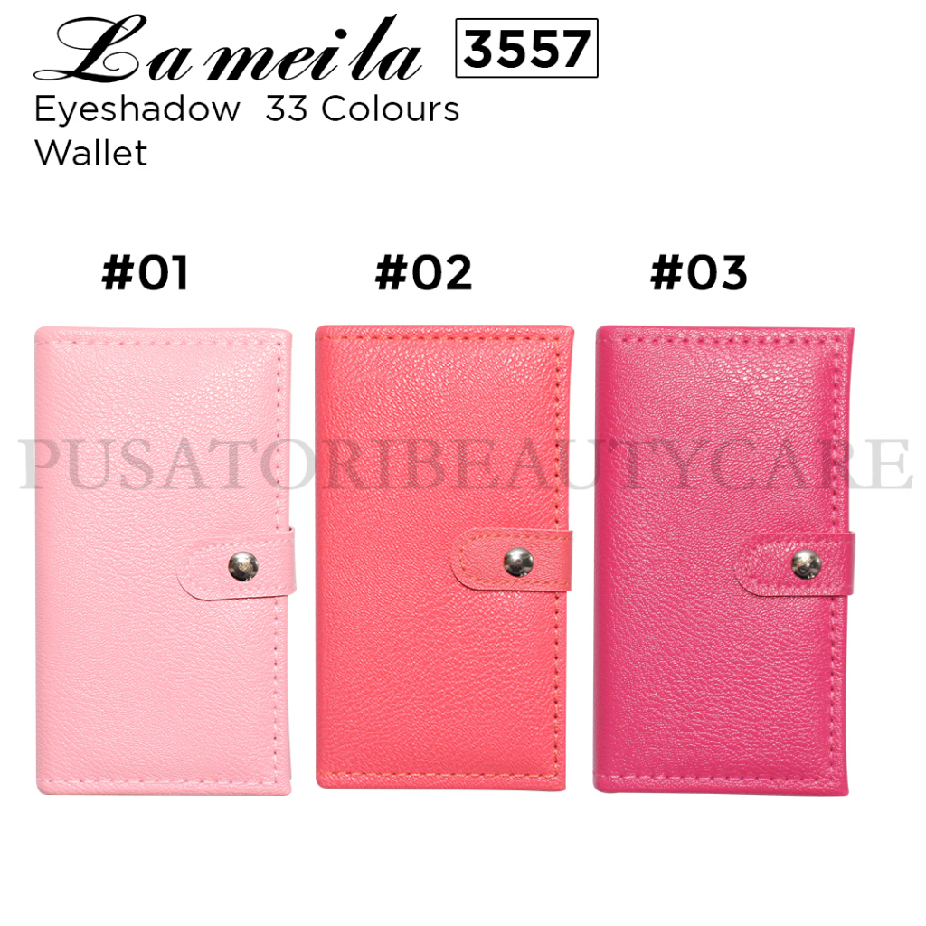 Lameila3557 Eye Shadow Make Up Wallet  33 Warna