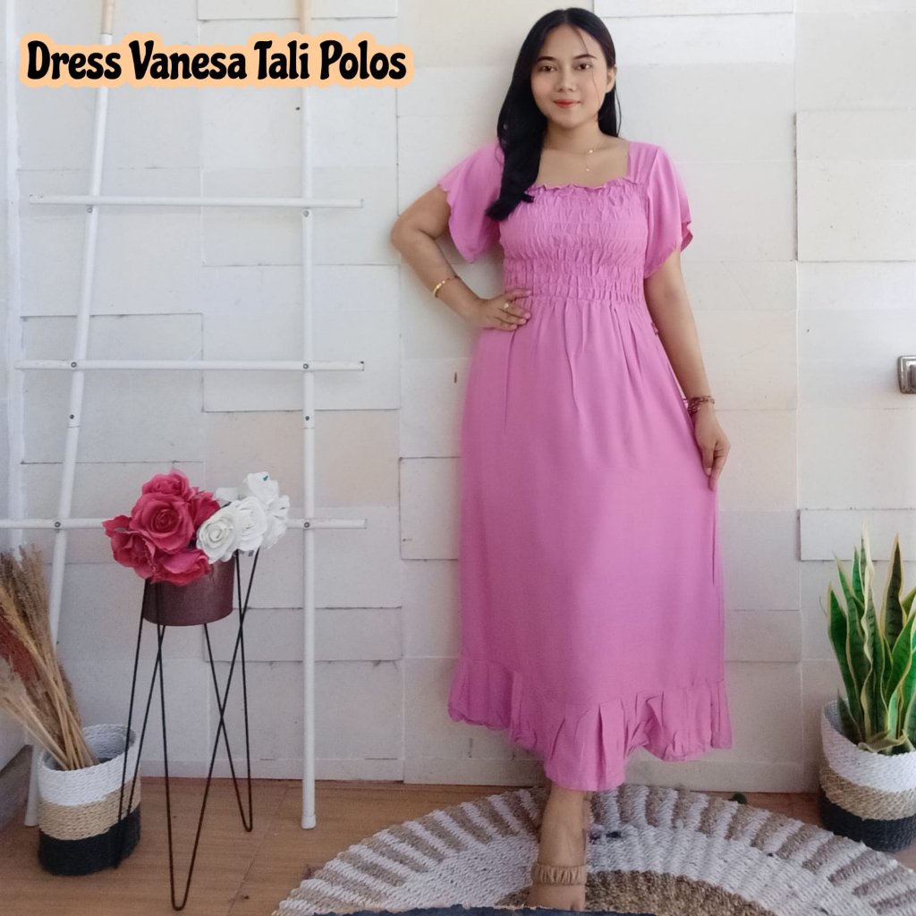 DRESS VANESA REMPEL TALI POLOS