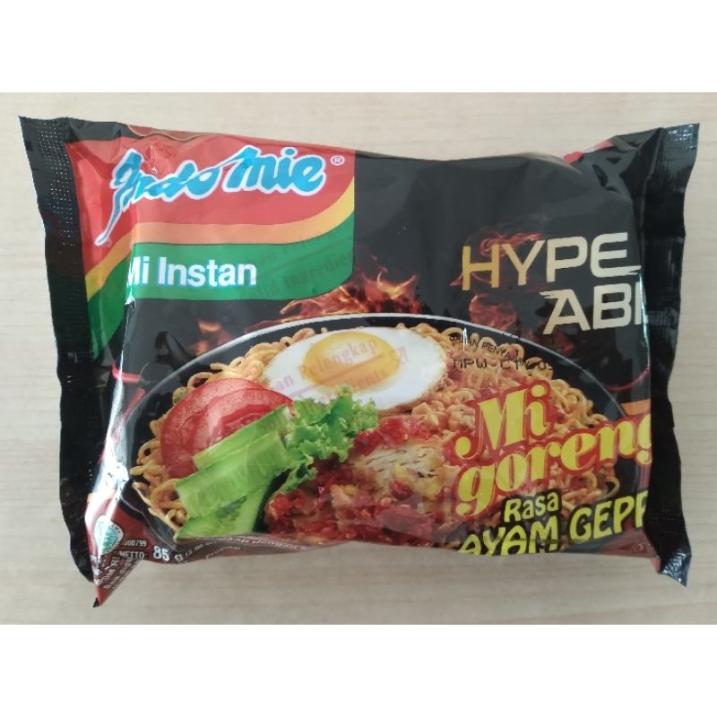 

Indomie goreng ayam geprek