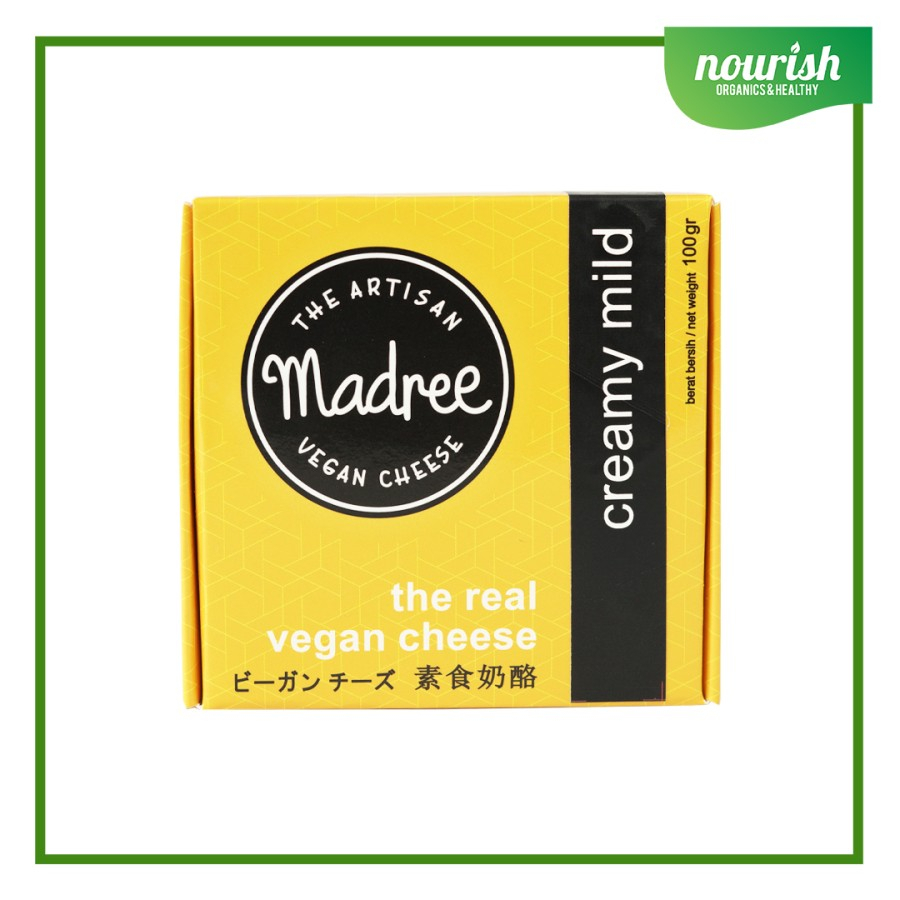 Madree Vegan Cheese / Keju Vegan Non GMO 100g