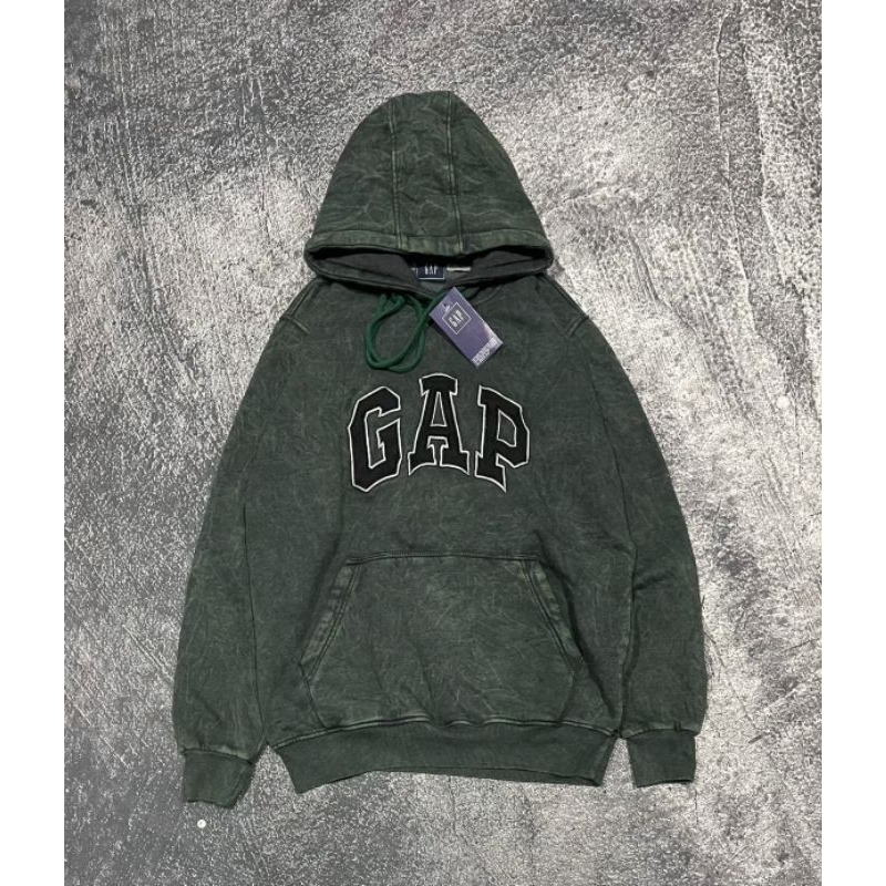 JAKET HOODIE GAP HIJAU