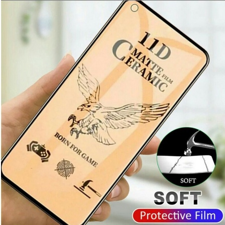 SAMSUNG A10 , A10s Tempered Glass Anti Gores FULL CERAMIC Matte Anti Glare Anti Minyak SAMSUNG A10 ,