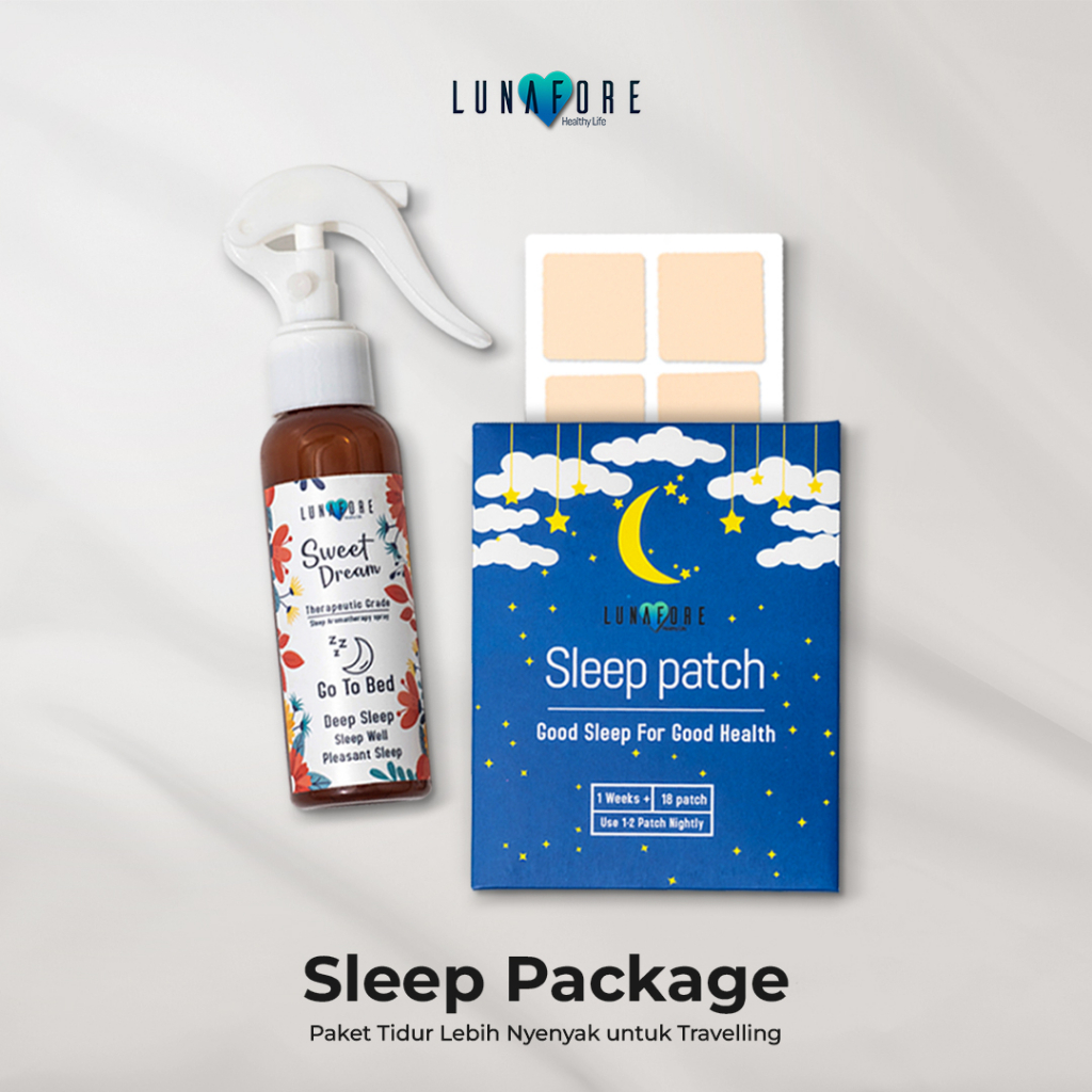 Lunafore Travel Kit - Sleep Package - Paket Tidur Nyenyak untuk Travelling