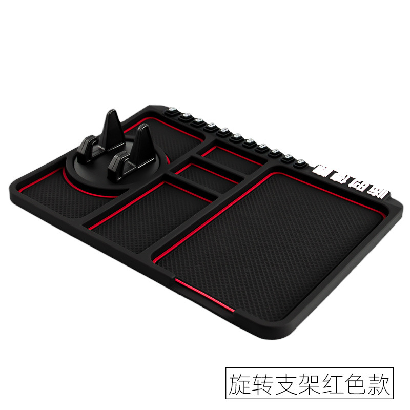 [COD] Phone Holder Mat Alas Mobil Dashboard Dudukan HP Anti Slip - Hitam