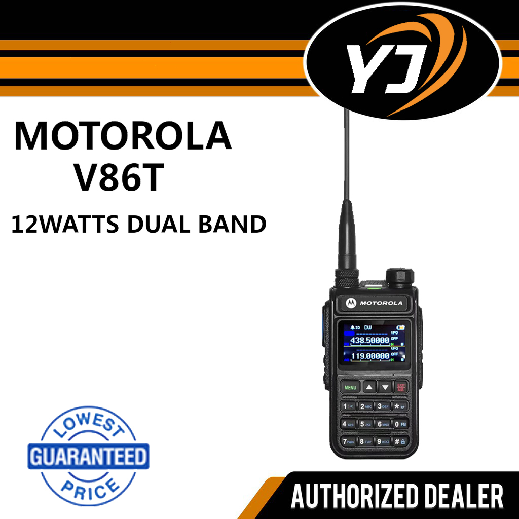 HT Motorola V86T Fast charging USB C dual band Handy talky Handy talkie ijin resmi sertifikat postel kominfo