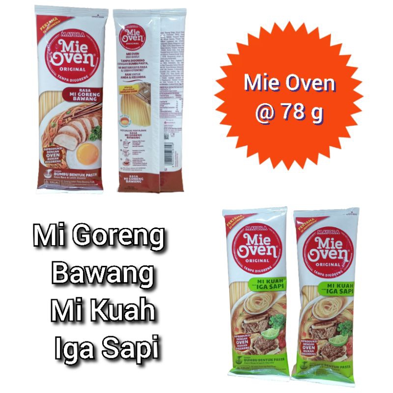

Mie Oven Original @ 78 g / pcs ( 13.000 / 4 pcs ) bisa mix rasa