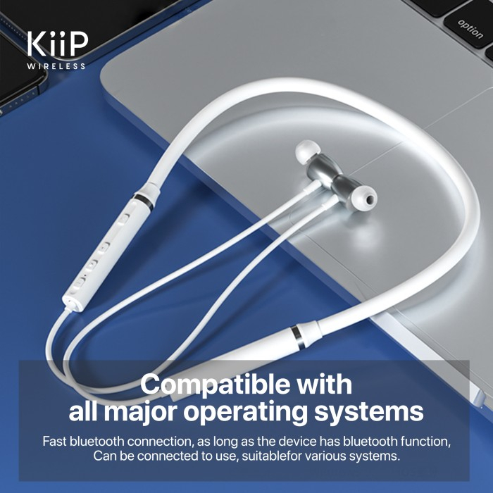 KIIP N12 Sports Earphone Bluetooth - Garansi Resmi 1 Tahun