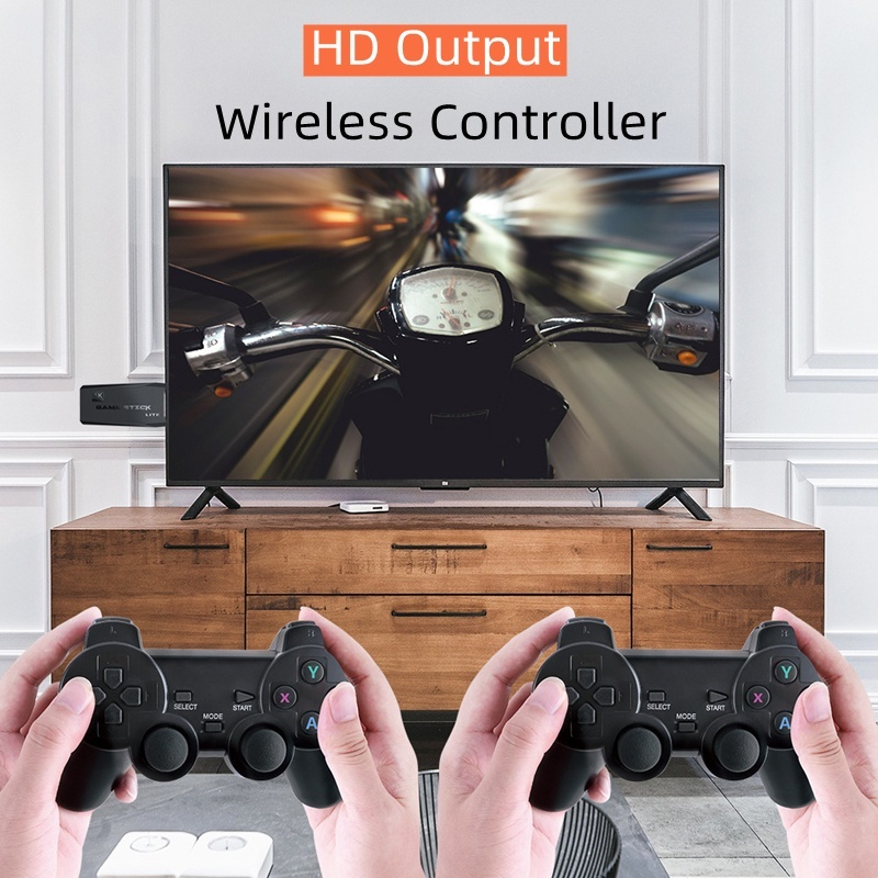 GAMEPAD KONSOL CONTROLLER 2.4G WIRELESS 10.000 GAMES