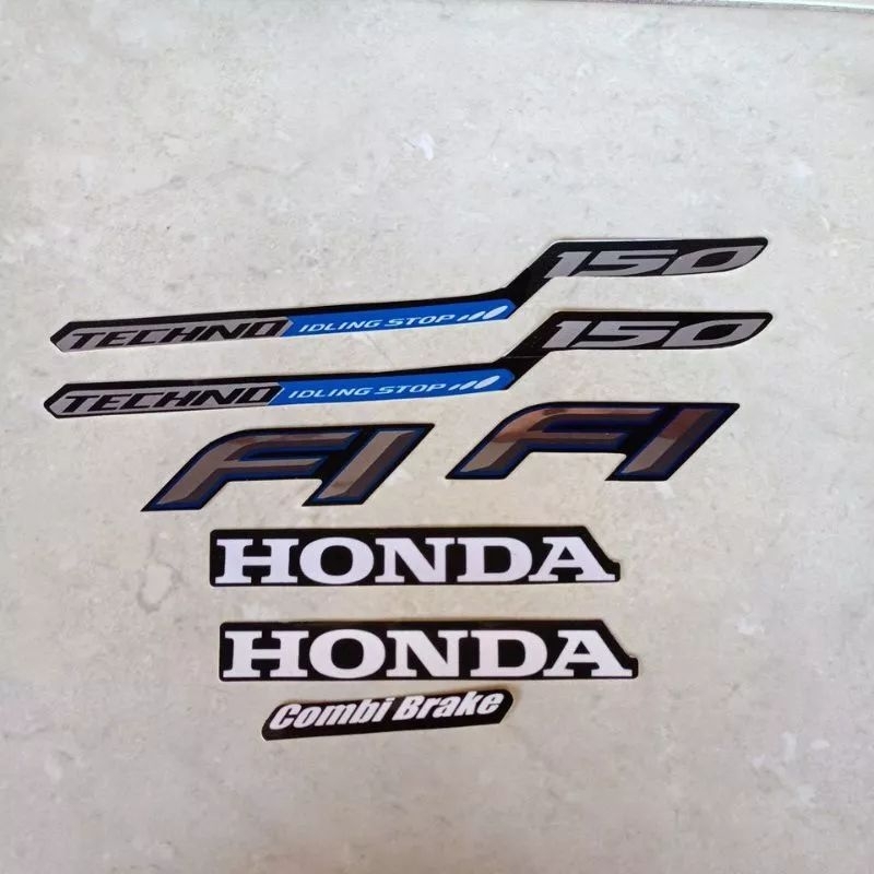 STIKER STRIPING LIS BODY HONDA VARIO 150 LED 2015 HITAM