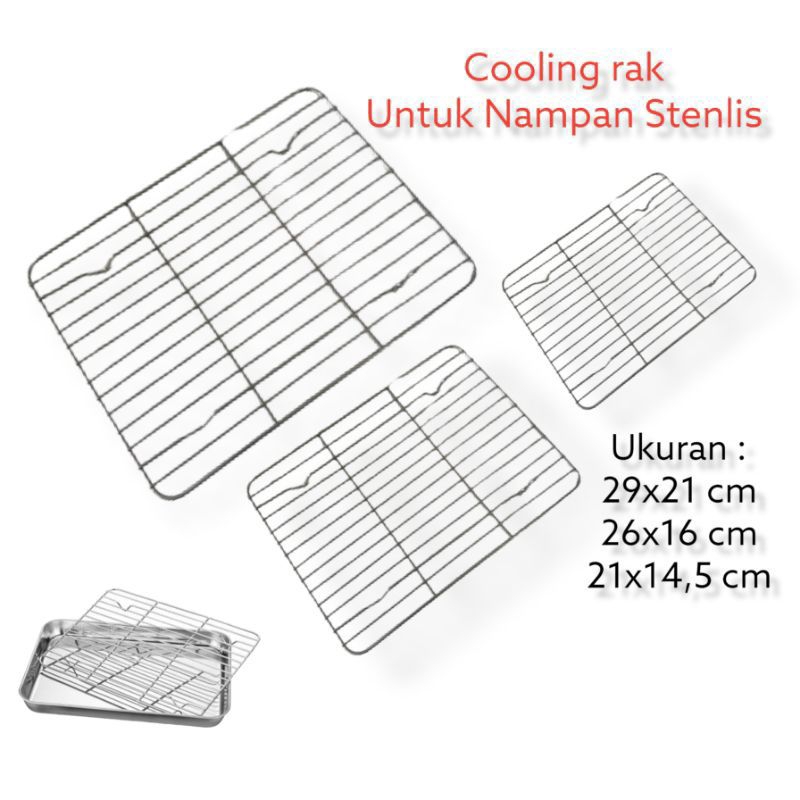 coolingrak nampan stenlis