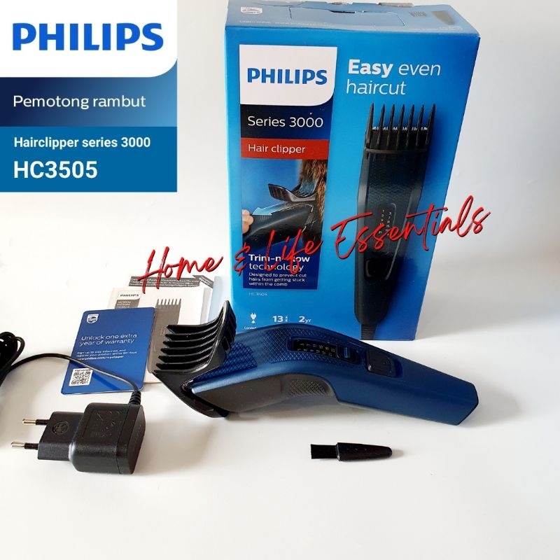 Hair Clipper Philips HC3505 Alat Cukur Rambut Philips / Alat Potong Rambut Philips/ Pencukur Rambut Philips / Cukuran Rambut Philips Hairclipper HC 3505