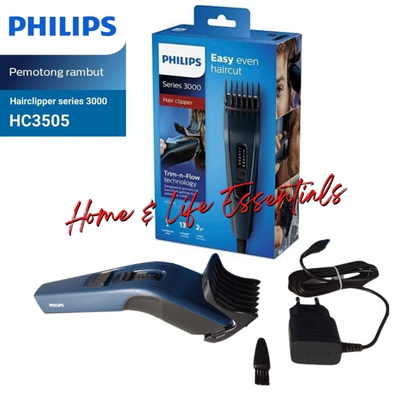 Hair Clipper Philips HC3505 Alat Cukur Rambut Philips / Alat Potong Rambut Philips/ Pencukur Rambut Philips / Cukuran Rambut Philips Hairclipper HC 3505
