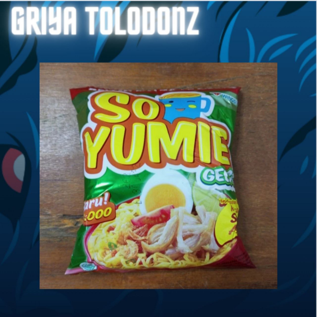 

so yumie gelas mie gelas dengan kemasan 30gr bervarian rasa soto ayam