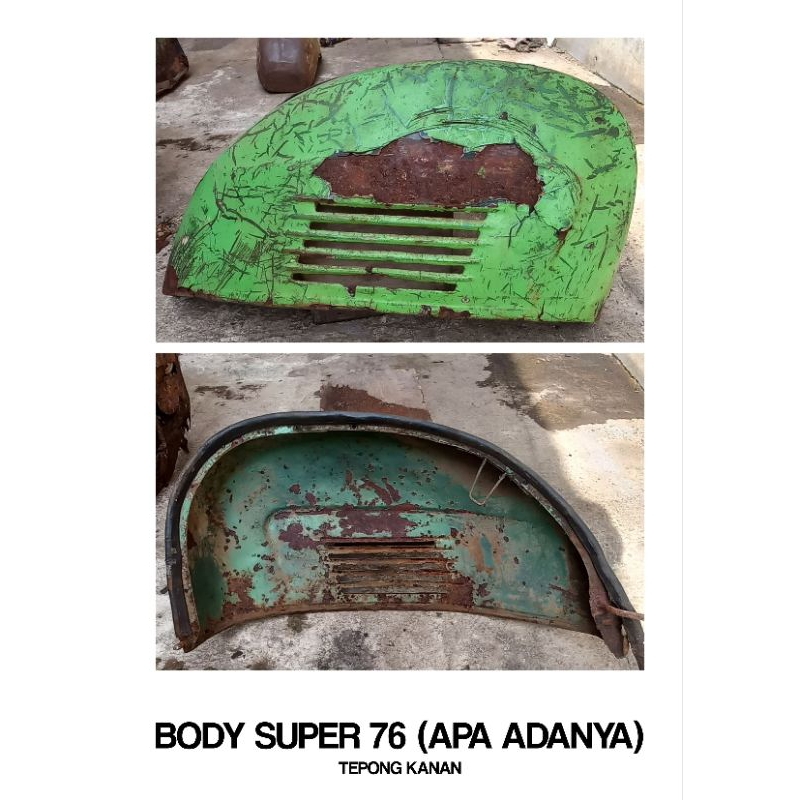 Body Vespa Super 76