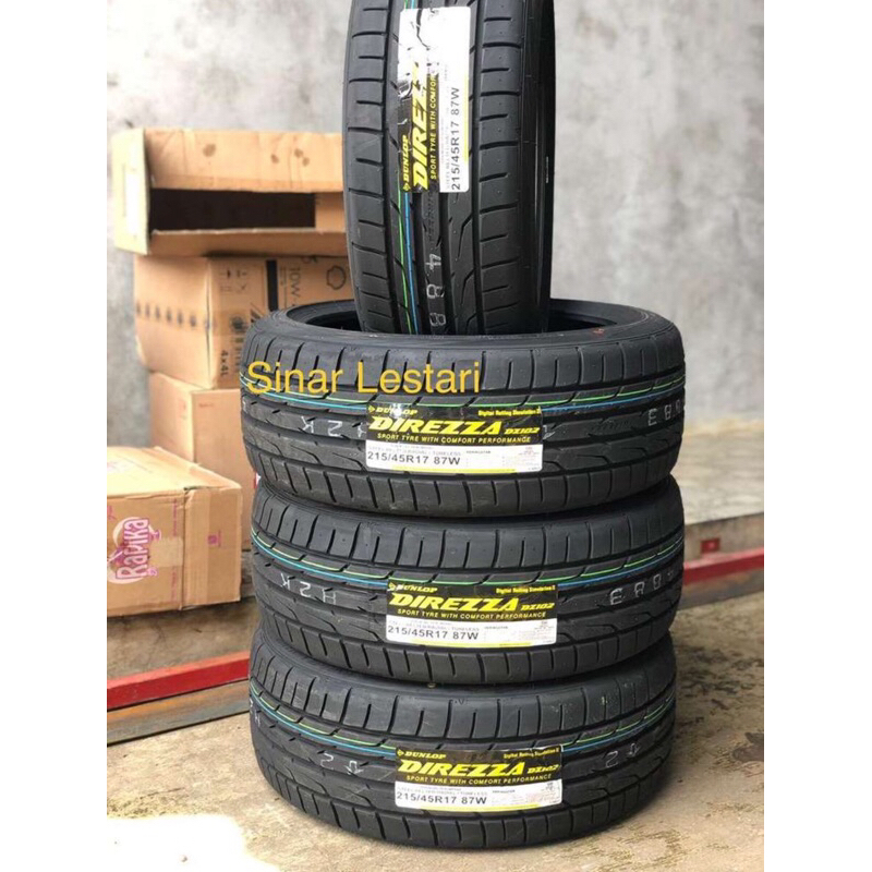 Ban Dunlop Direzza DZ102 215 45 R17 87W Ban Mobil Avanza, Xenia, Altis, Vios, Freed Dll.