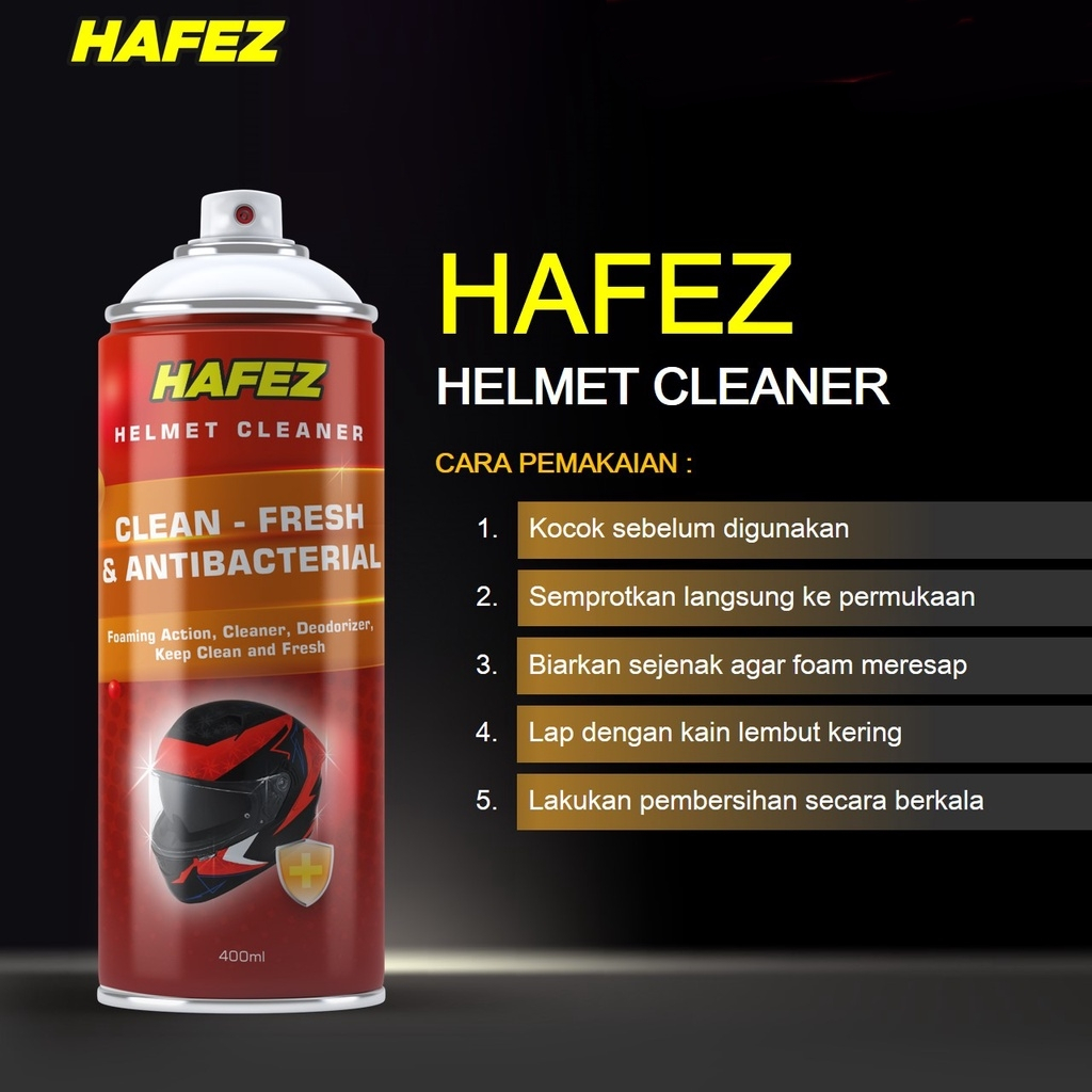 Helmet Foam Cleaner - Foam Pembersih Helm &amp; Menghilangkan Bau Helm